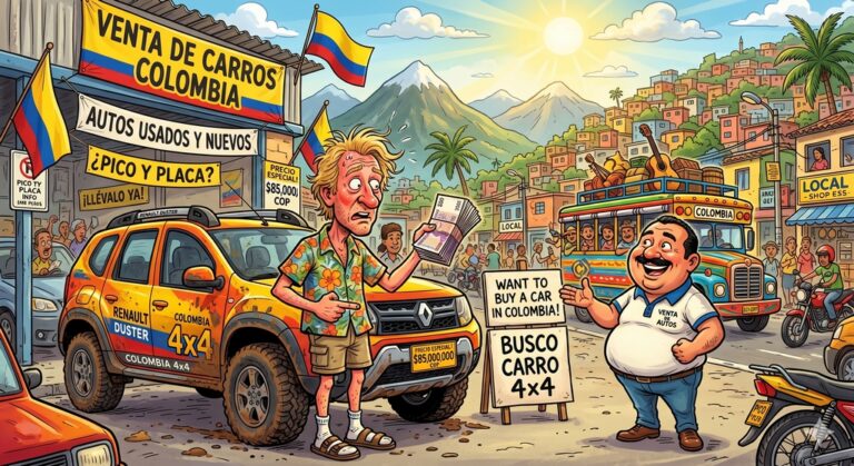 Een auto kopen in Colombia